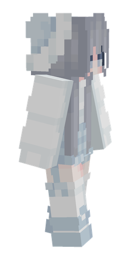 Blue skin: body, right side render