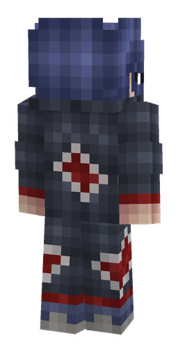 Black skin: body, back render