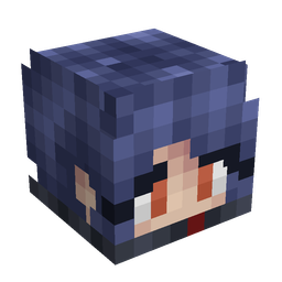 Black skin: head render