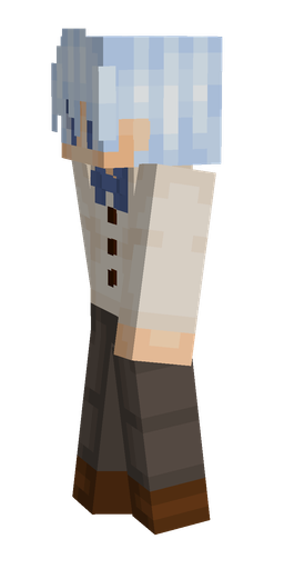 Black skin: body, left side render