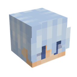 Black skin: head render