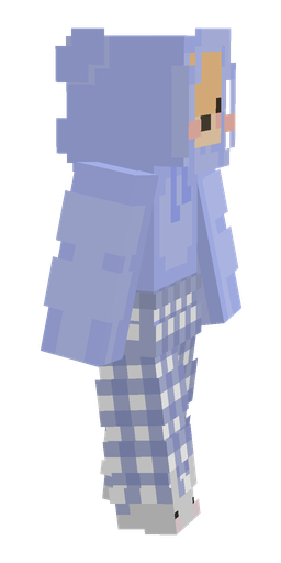 Blue skin: body, right side render