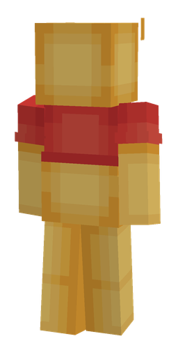 Orange skin: body, back render