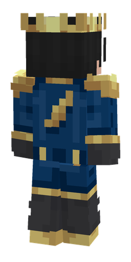 Black skin: body, back render