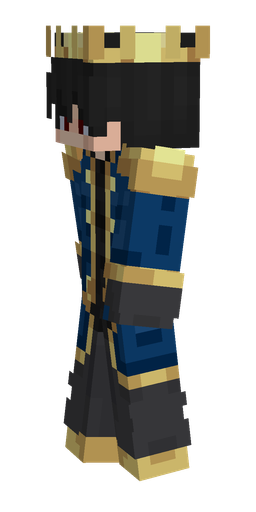 Black skin: body, left side render