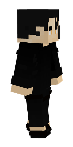 Black skin: body, right side render