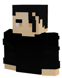 Black skin: bust render