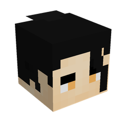 Black skin: head render