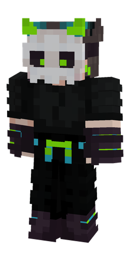Black skin: body, front render