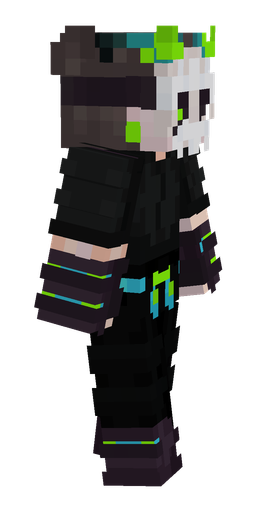 Black skin: body, right side render
