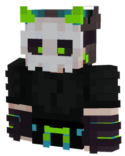 Black skin: bust render