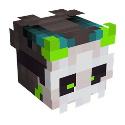 Black skin: head render