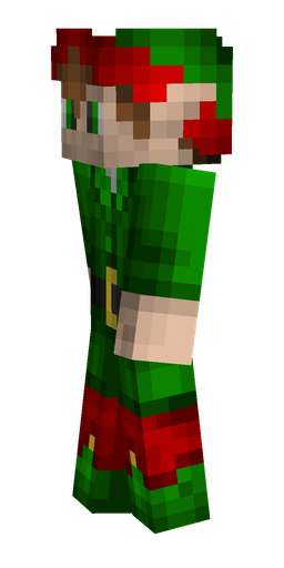 Black skin: body, left side render