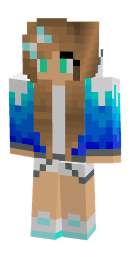 Blue skin: body, front render