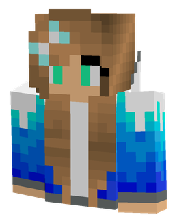 Blue skin: bust render