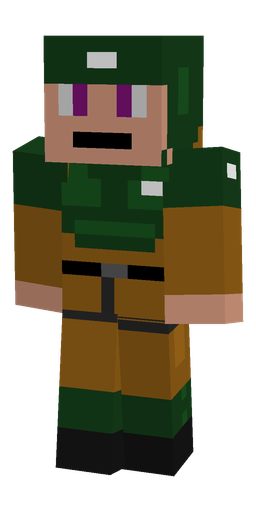Brown skin: body, front render