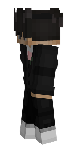 Black skin: body, left side render