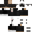Black skin: raw texture render