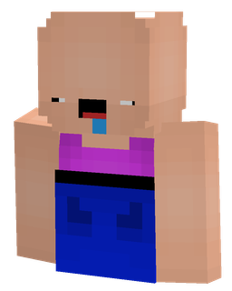 Blue skin: bust render