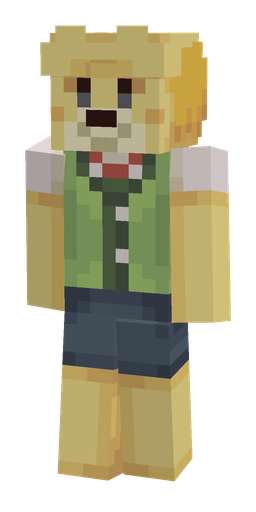 Green skin: body, front render