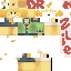 Green skin: raw texture render