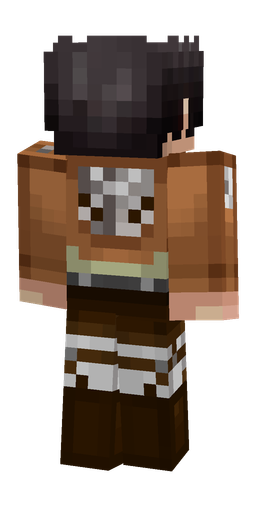 Black skin: body, back render