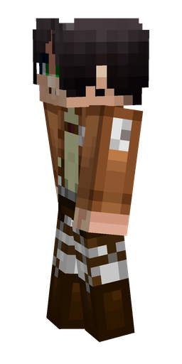 Black skin: body, left side render