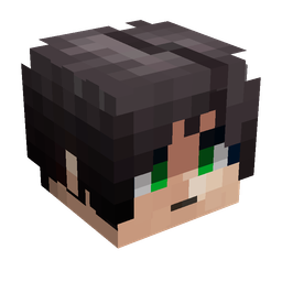 Black skin: head render