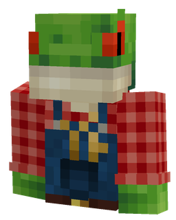Blue skin: bust render