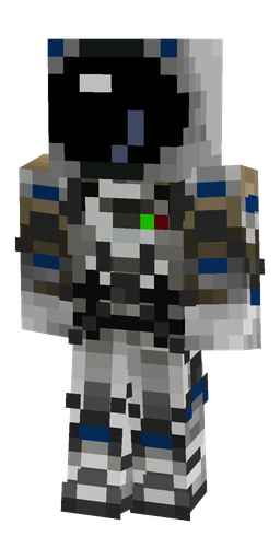 Black skin: body, front render