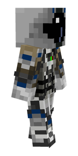 Black skin: body, right side render