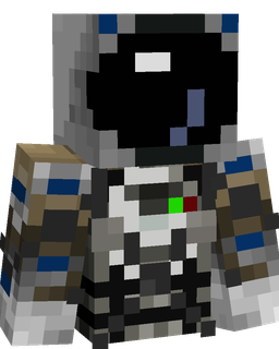 Black skin: bust render