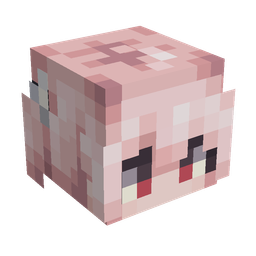 Black skin: head render