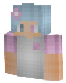 Blue skin: bust render