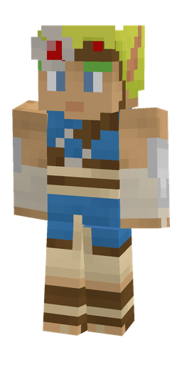 Brown skin: body, front render