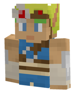 Brown skin: bust render