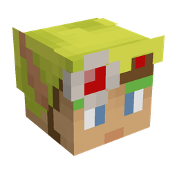 Brown skin: head render