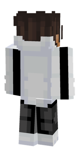 Blue skin: body, back render
