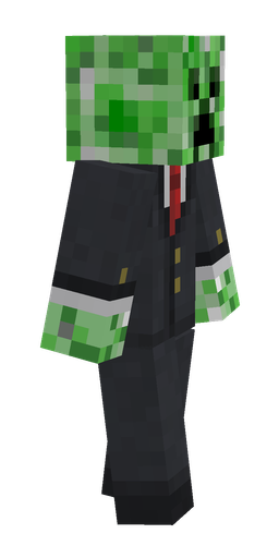 Black skin: body, right side render