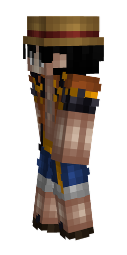 Black skin: body, left side render