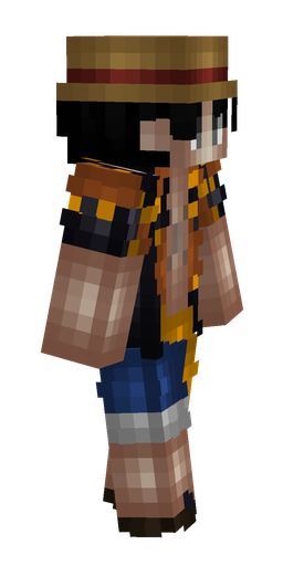 Black skin: body, right side render
