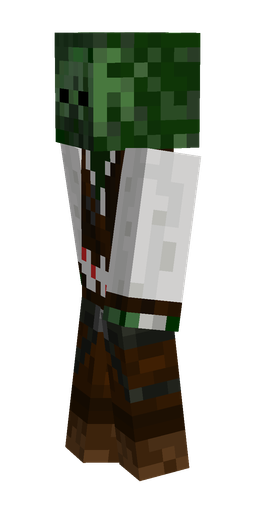 Black skin: body, left side render