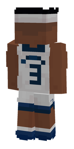 Blue skin: body, back render