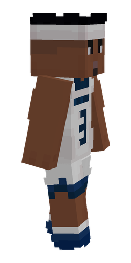 Blue skin: body, right side render