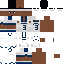 Blue skin: raw texture render