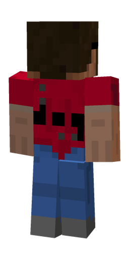 Black skin: body, back render
