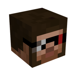 Black skin: head render