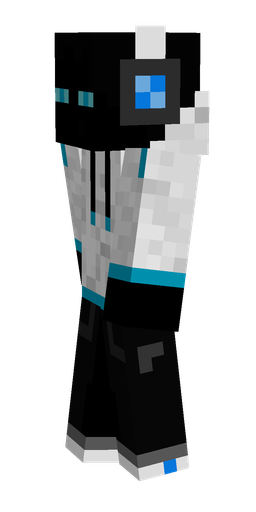 Black skin: body, left side render