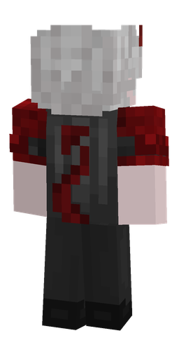 Black skin: body, back render