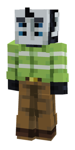 Black skin: body, front render